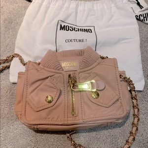 Moschino Shirt Shape Crossbody Chain Mini Bag